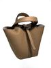 Genuine Leather Women's Bucket Bag - TOGO Cowhide Casual Fashion Handbag
