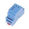 1 pièce Boîte de jonction PLC Rail DIN Boîtier électronique en plastique Boîtier de projet 4 couleurs 88X37X59 mm Montage sur rail 35 Boîtier d'instrument