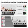 15 Inch Magnetic Spice Rack Mat Flexible Silicone Stove Top Organizer Pad No Installation Heat Resistant Non-Slip Kitchen Gadgets