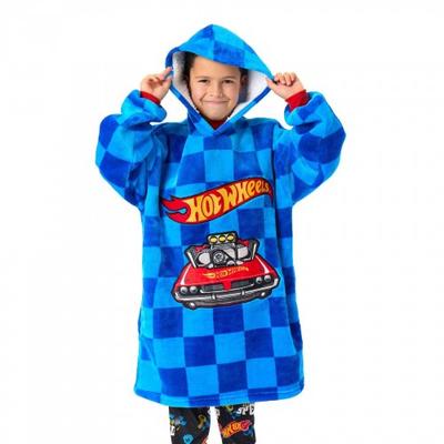 Boys Car Pocket Blanket Hoodie