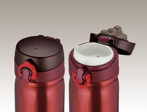 Thermos Vacuum Insulated Portable Mug with One-Touch Opening, 0.5L, Red, JMY-501 R