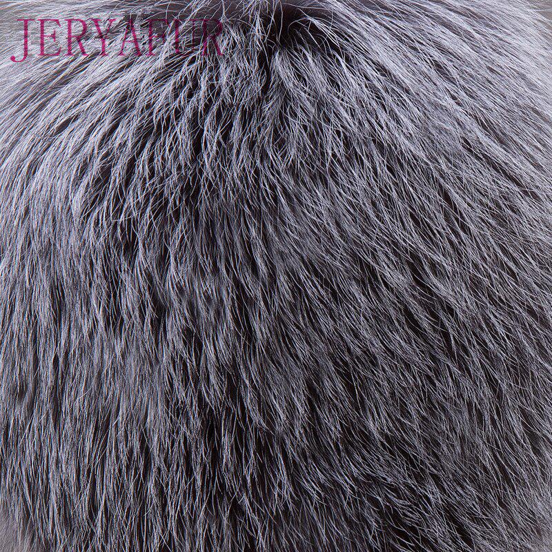 JERYAFUR Russian style women's winter imitation fox fur hat, ecological fur with lining, suitable for cold winter