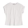 Chuyu Women's Lace Patchwork Short Sleeve T-shirt