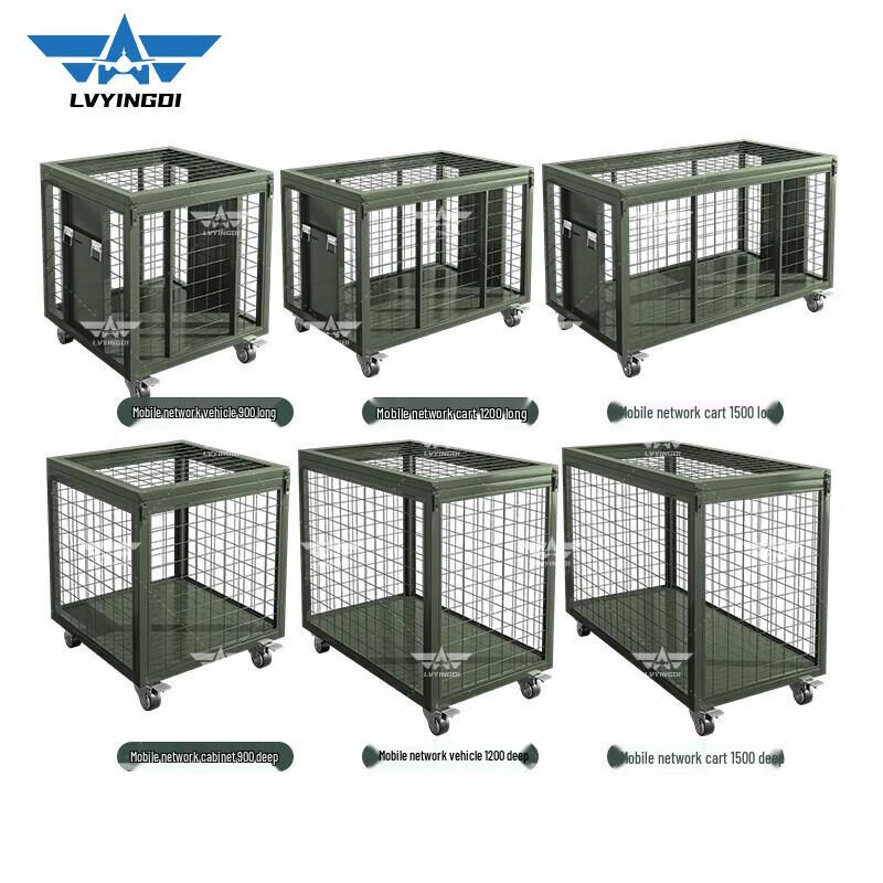 Movable Collapsible Mesh Storage Cage