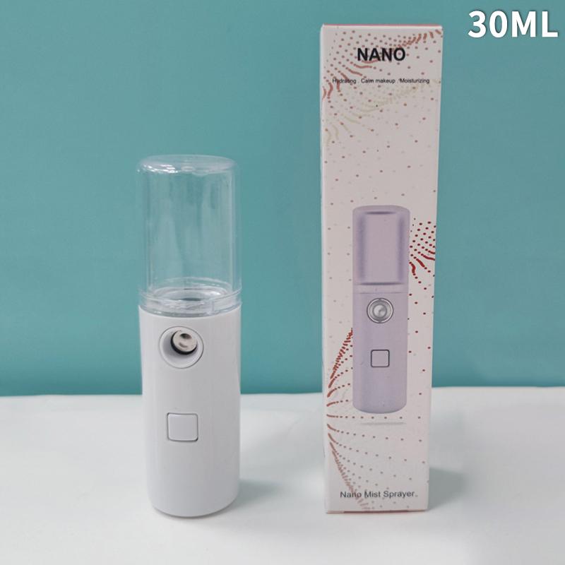 Mini Tragbarer USB Wiederaufladbarer Handlicher Gesichts Luftbefeuchter Gesichtssprüher Hautpflegemaschine Vernebler Hydratisierend Tägliche Schönheit Make-up
