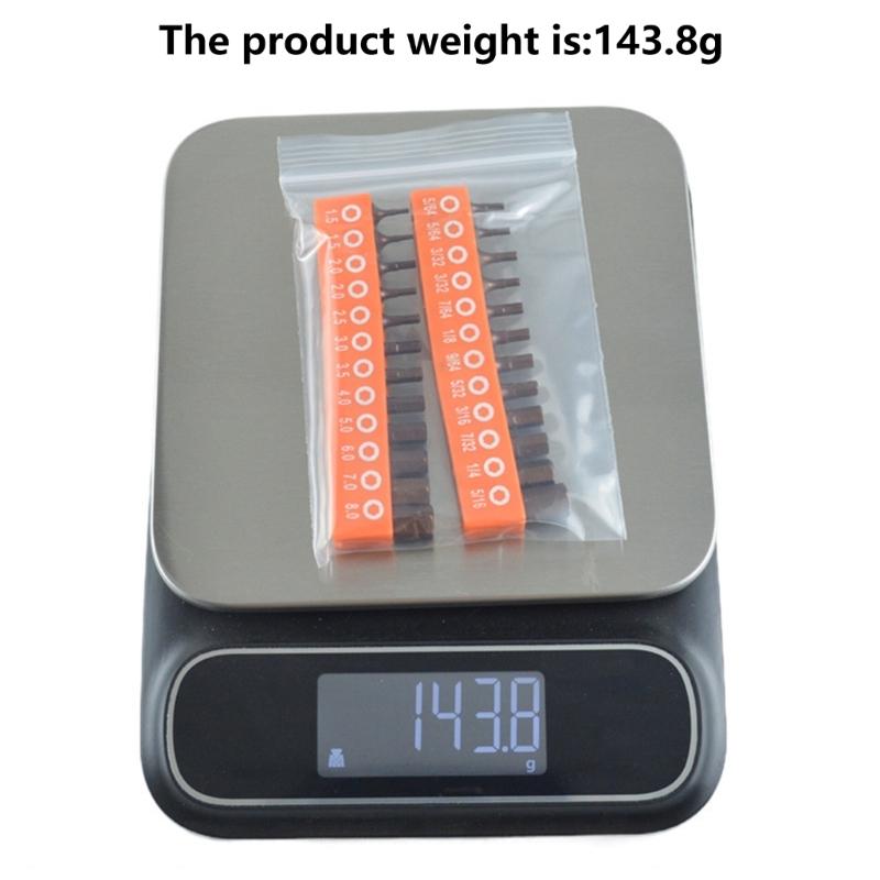 12/24Pcs Electric Screwdriver Bit Combination Set Hexagonal Screwdriver Accessories Attachment Screwdriver Bit Tool