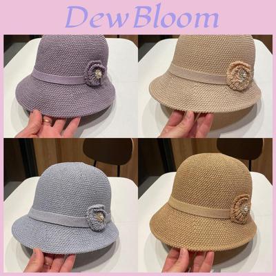 Summer Ladies Hat With Floral Pattern And Sun Protection For Outdoor Travel