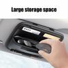 Multi-Pocket Car Sun Visor Glasses Case Pu Leather Sunglasses Storage Bag New Card Holder  Car
