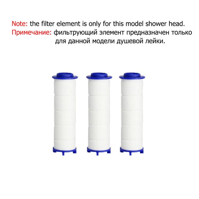 

3 режима Высокое давление Большой поток Душевая лейка Черная Водосберегающая Массажная Насадка для распыления Фильтр Дождевой душ Аксессуары для ванной