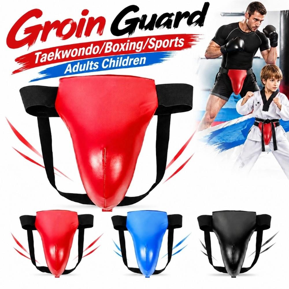 Padded Boxing Protector Shockproof Martial Arts Cup Taekwondo Groin Guard  Adults Children