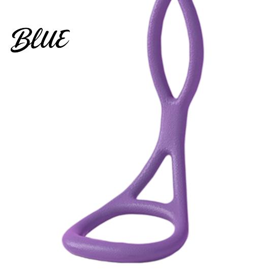 Portable Fitness Bands Figure 8 Resistance Band with Handle Anti-slip Men Women Chest Pilates Expander Elastic Strap Arm Back Shoulder Stretch