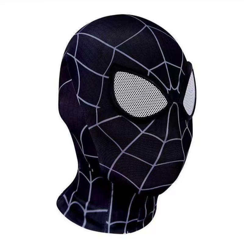 Spiderman Cosplay Headgear: Cute & Funny Hood Mask for Adults & Kids - Miles Edition