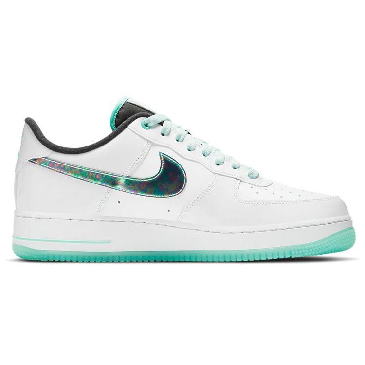 Nike Air Force 1 07 LV8 Abalone Men Sneakers White Barely-Green Light-Dew DD9613-100