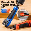 Right Angle Attachment Electric Screwdriver Repair 90 Degree Corner Device Screwdriver Socket Adapter Drill Bit Corner Adapter