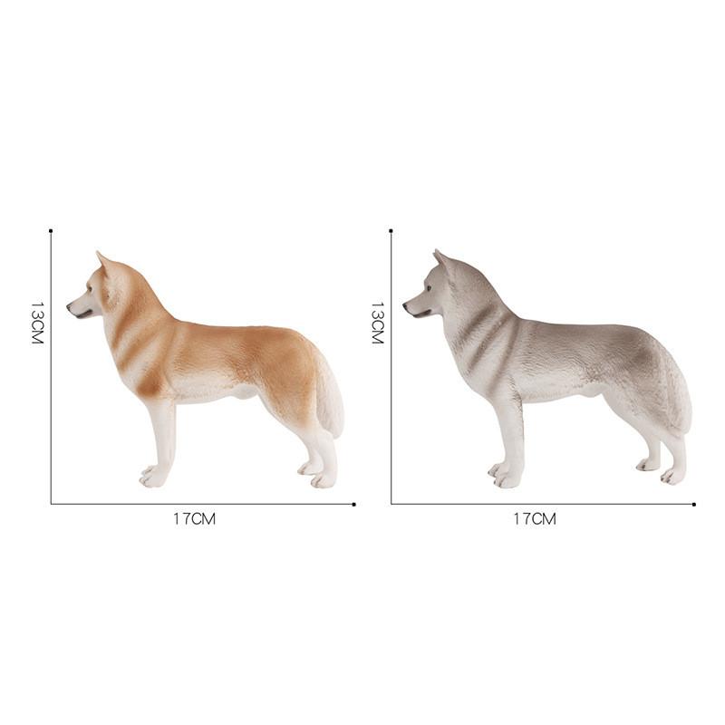 Pvc Husky Dog Model Collectible Figurine For Home Decor And Gift