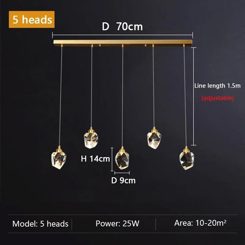 Deckenleuchte Heimdekoration Wohnzimmer Moderner Deckenleuchter Kristall Hängeleuchte Schlafzimmerlampe LED Esszimmer Küche