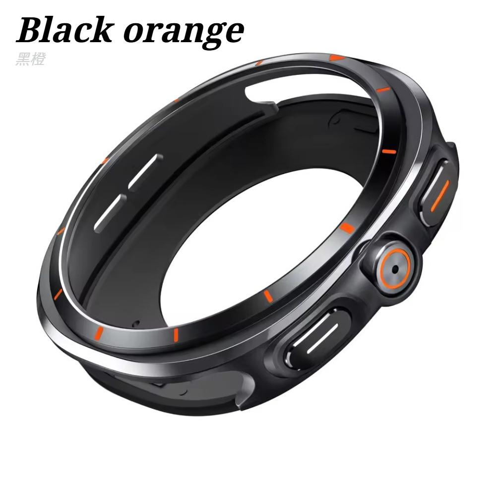 Schutzhülle aus Aluminiumlegierung für Samsung Galaxy Watch 8, Metallgehäuse, Zubehör, Hartrahmen, Metall-Schutzstoßstange für Samsung Galaxy Watch 8 (44 mm, 40 mm)