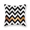 Marble Sofa Decoration Gold Black Geometric Cushion Cover Sofa Stripe Bedroom Living Room Throw Pillow Cover