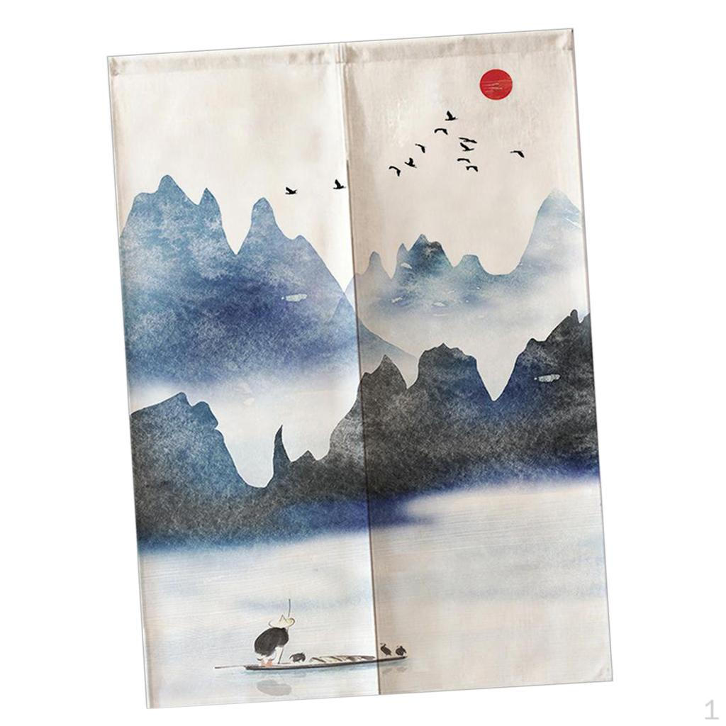 Divider Japanese Doorway Tapestry Curtains for Home Kitchen,