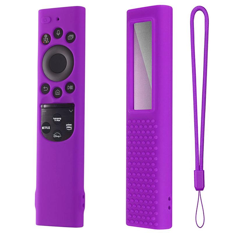 Smart TV Fernbedienung Fall Silikon Anti-Rutsch-Abdeckung kompatibel für 2022 Samsung Tm2280ecobn59