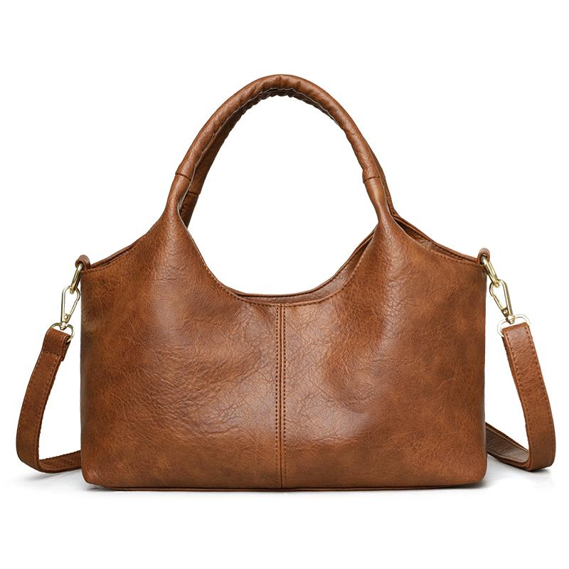 Vintage Tote Bag Women's Large Capacity Handbag Shoulder Crossbody Bag