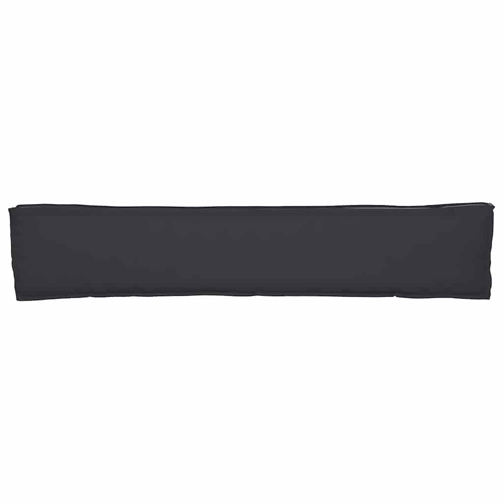 Pallet Cushion Black 200 x 40 x 8 cm Oxford Fabric