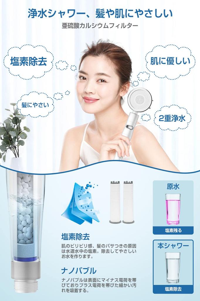 Eaimiu Shower Head Ultimate Improved Water Chlorine 3 Stage Disassembled High Water Low Water Shower Water Volume and Water Pressure Water Stop At