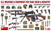 MiniArt WWII US Army Tank Crew Infantry Small Arms Equipment Set Plastic Model MA35334 1/35 & &