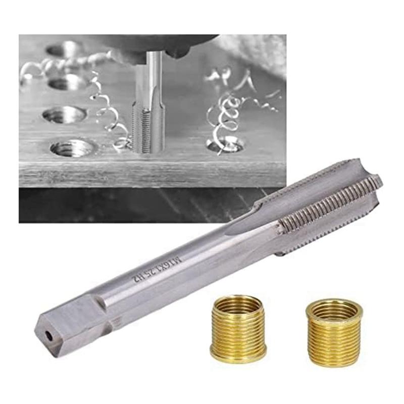 Spark Plug Thread Repair Tools High Speed Steel Tap Spark Plug Tools With M14X1.25 Erts And M16X1.25 Tap Set Kit