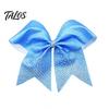 Secure Hair Grips for Dancers Sparkling Bow Clip, Glitter Sequin Clip Cheerleading Ribbon Bows Cheer Performance And Dance Team Accessories,