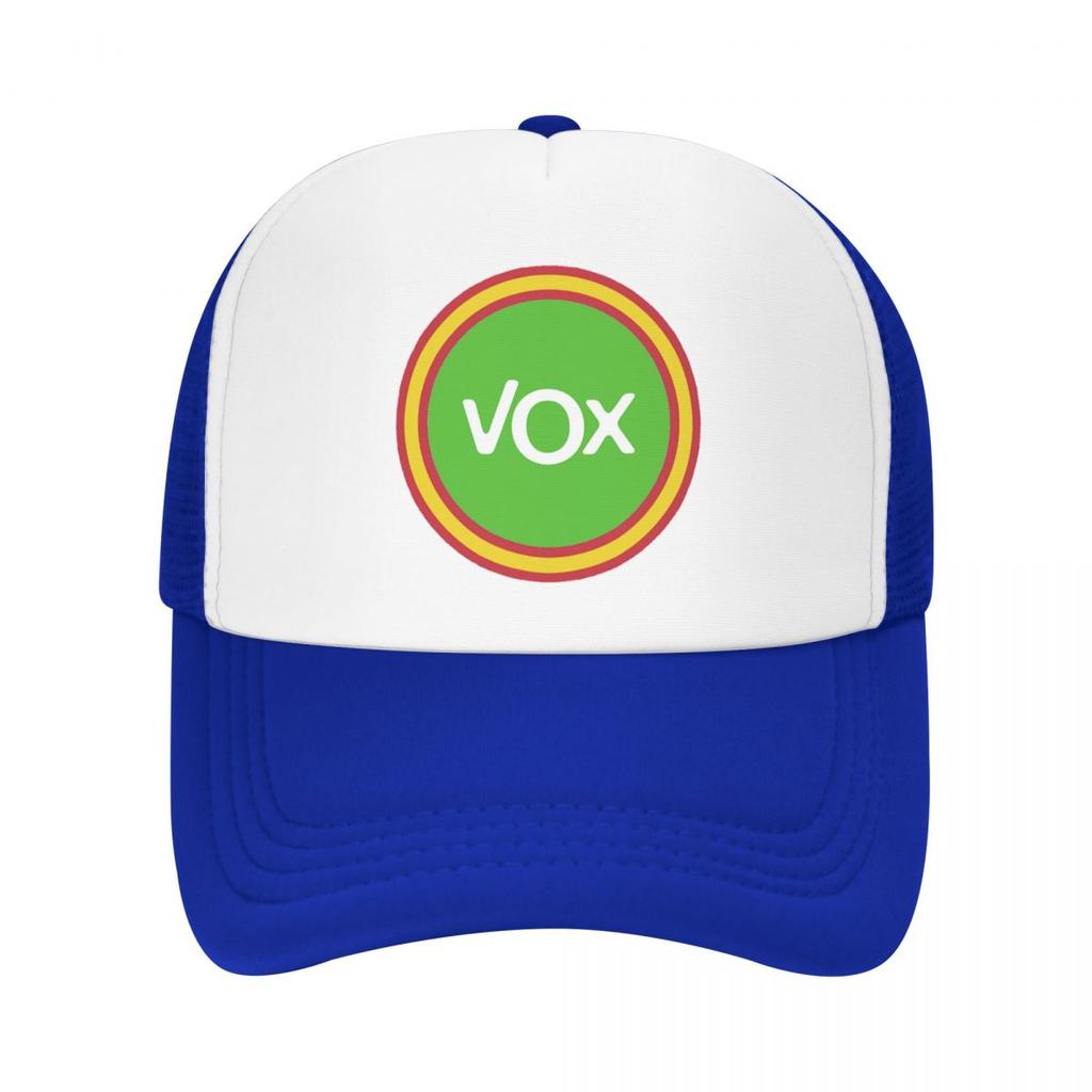 Individuelle Espana Vox Logo Baseballkappe für Unisex Damen Atmungsaktive Spanische Politische Partei Trucker-Kappe Outdoor Snapback Kappen