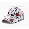 Men's and Women's Trendy Printed Baseball Caps Korean Style Fashion Street Hats Hip-Hop Poker Hats Outdoor Hats