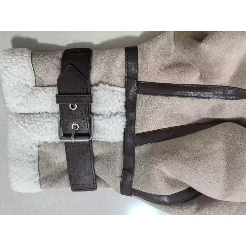 High-necked Whippet Clothes Italian Greyhound Bellington Dog Winter Cotton-padded Clothes Four Legged Dog for Small Medium Dogs