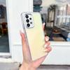 KEYSION Fashion Laser Gradient Colorful Phone Case for Samsung A53 5G A52S 5G TPU+PC Shockproof Back Cover for Galaxy A13 4G 5G