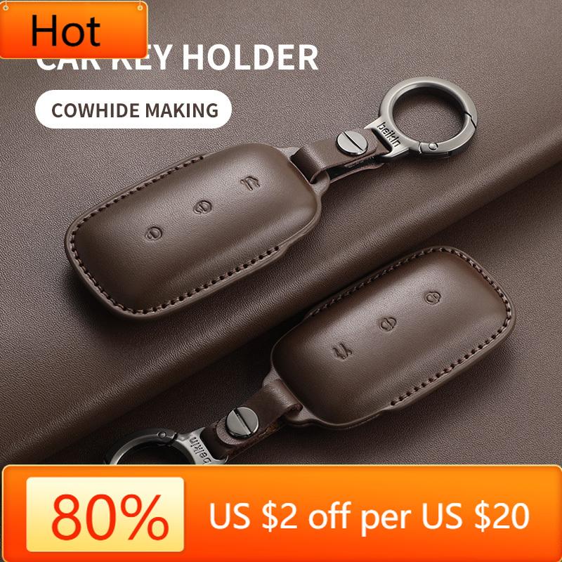 Interior Mouldings Key Fob for Geely Galaxy EX5 E5 L6 L7 EMI NO.1 Proton e.MAS 7 5 E8 Starry 8 Remote Cover Case Shell Keychain