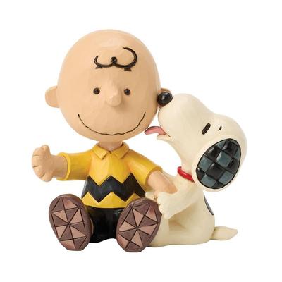 JIM SHORE Charlie Brown mit Snoopy 6017915