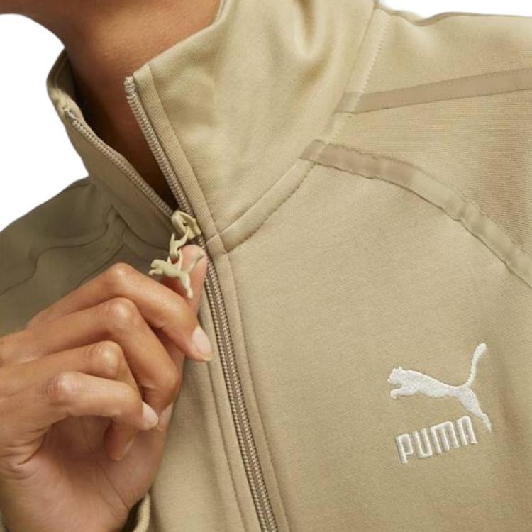 (WMNS) PUMA T7 Track Jacket 'Tan' Women's 621464-84