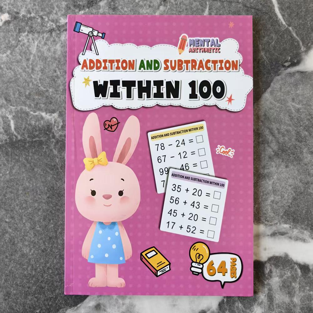 Addition Plus Subtraction Within 100 / Comprehensive Daily Math Exercise Book Enhances Calculation Skills Early Education Exercises Thinking Training