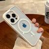 Luxury Magsafe Transparent Phone Case For iPhone 16 15 14 13 12 11 Pro Max Mini Plus Magnetic Wireless Charge Shockproof Cover