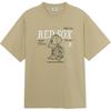 New MLB T Shirts Men's Khaki 3ATSN0154-43BGL