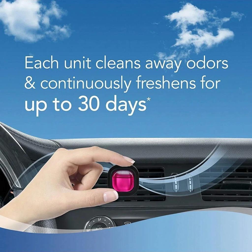30-Day Long-Lasting Car Air Outlet Aromatherapy Clip Auto Fragrance Air Freshener Car Interior Odor Removing Fragrance Perfume