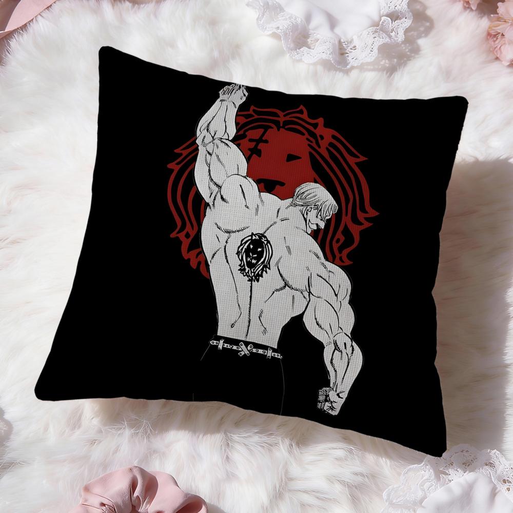 The Seven Deadly Sins Cushion Cover Premium Comfort Reversible Pillow Cove -Two in One Design for Any Room & Car Interior