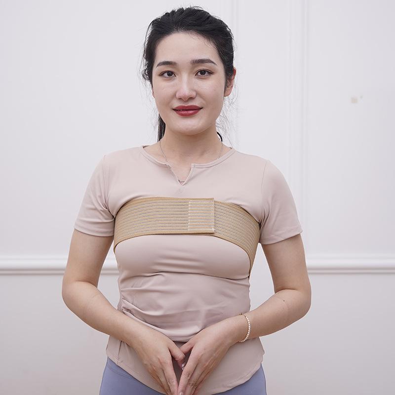 Post Surgical Breast Implant Stabilizer And Compression Band, Breast Support Band, Chest Belt, Adjustable Extra Sport Bra Strap