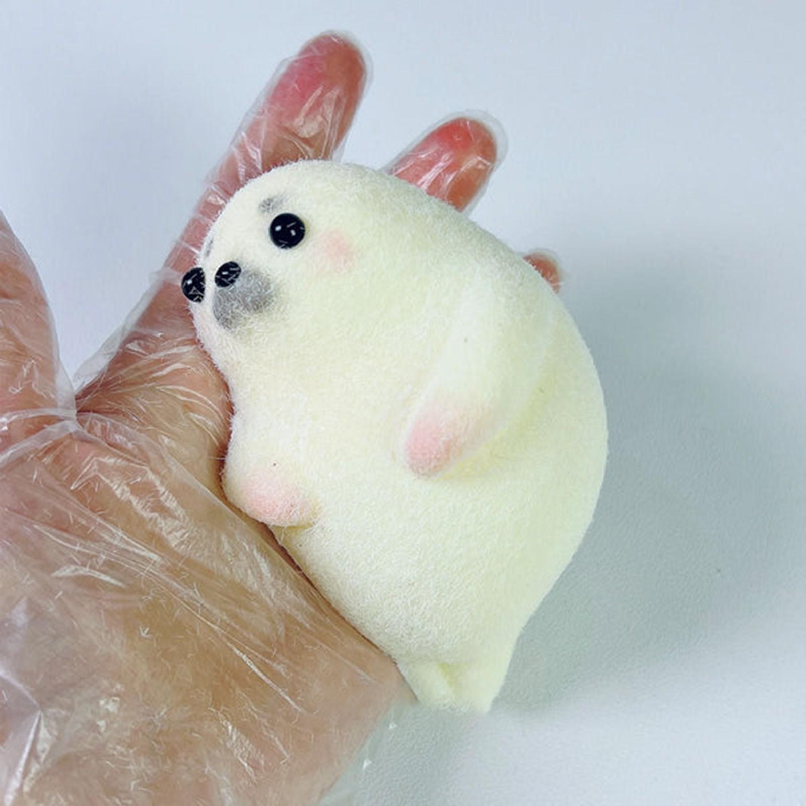 

Seal And Sea Pinch Имитация Силиконового Цемента Ощущение Взрыва Xiaohongshu Популярная Игрушка Для Снятия Стресса One Size белый