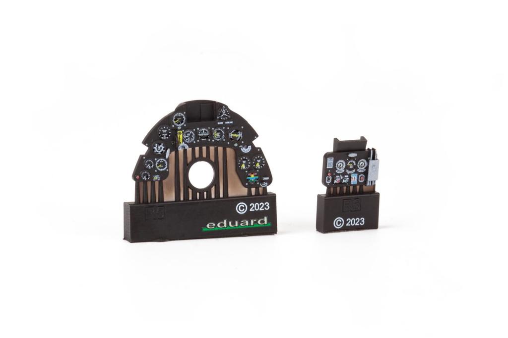 Eduard 1/32 Scale LookPlus Macchi MC.202 Folgore Instrument Panel and Parts Set (for Italeri) Plastic Model Kit Parts EDU634045