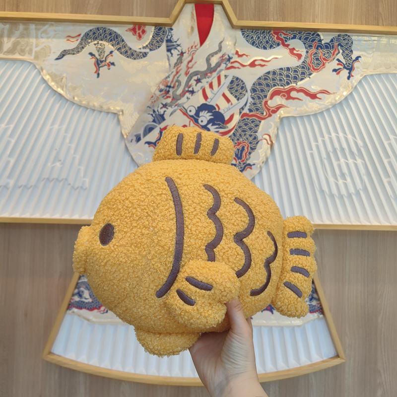 22/32/42cm Taiyaki Plush Toy Animals Plushie Throw Pillow Fish Doll Cute Fish Plush Pillow Cushion Girl Holiday Gift