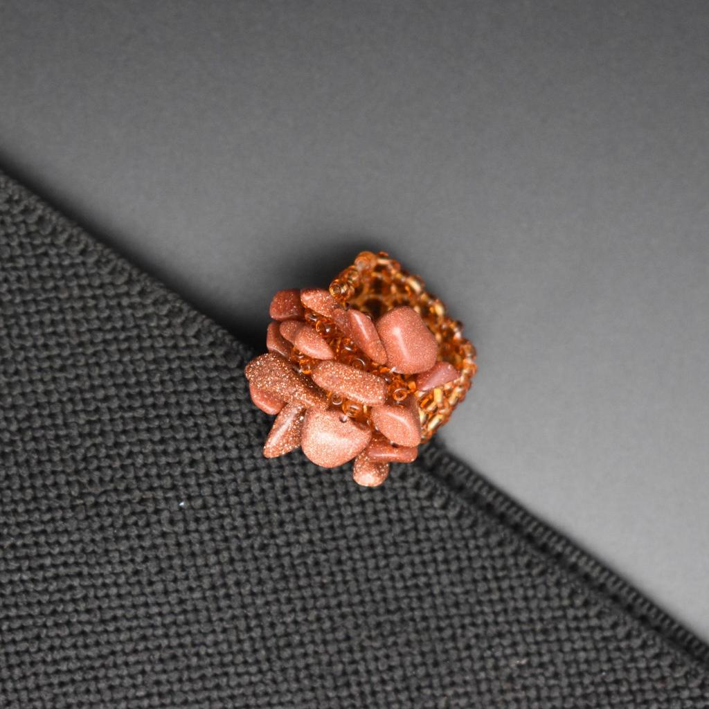 Ethnic Multi-color Stone and Bead Bohemian Ring