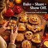 Halloween Mini Hand Pie Molds Set, Pastry Cutter and Sealer for Holiday Baking, 8 Shapes Food Grade Dough Press Cutter Reusable Holiday Mini Pie