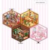 3D Miniature Landscape Hut Stickers: Layered Journal No-Cut Scene Stickers