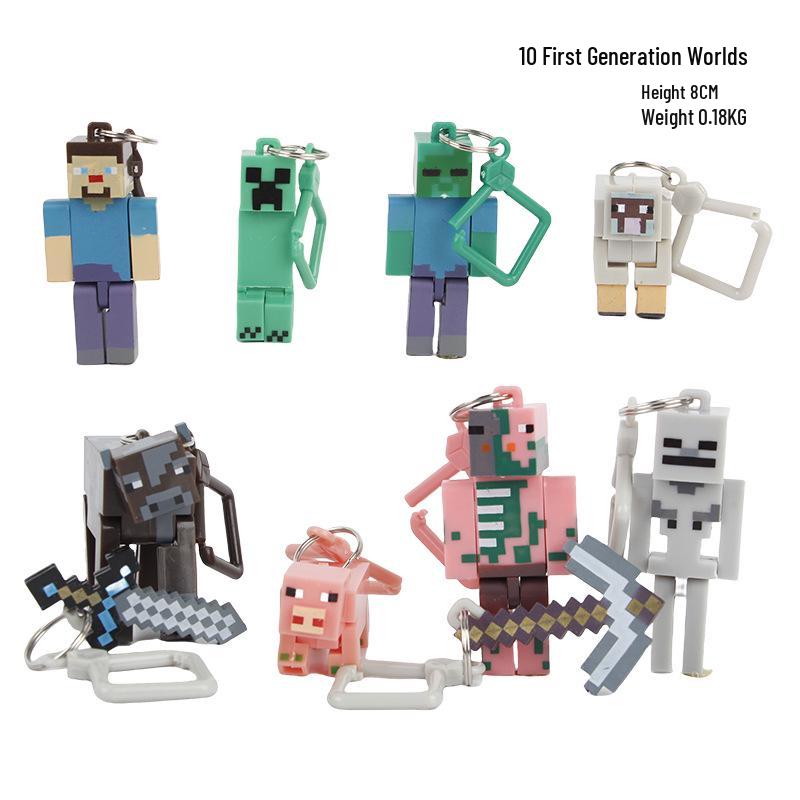 My World Figurines: 36 Styles of 1st-4th Gen Ornaments, Claw Machine Dolls, Cake Decorations & Blind Box Gashapon